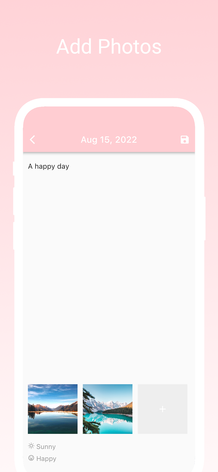 A Diary - Record life and Mood