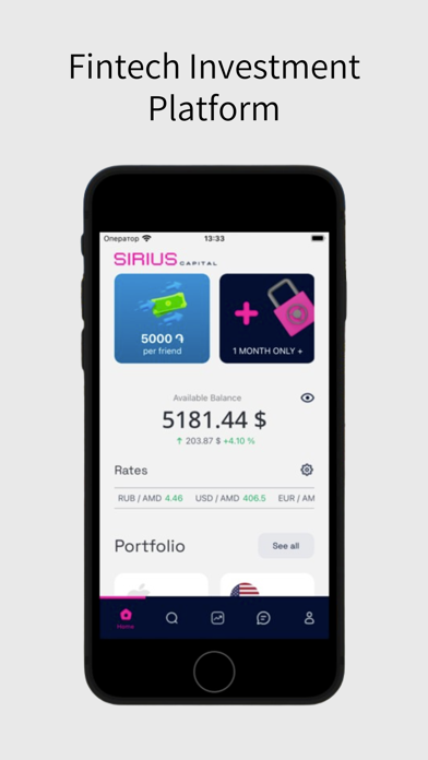 Sirius Capital Screenshot