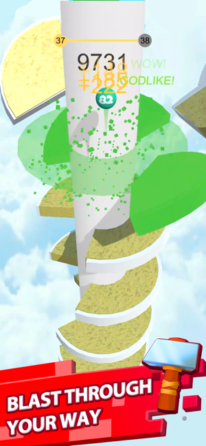 ‎Helix Jump Screenshot
