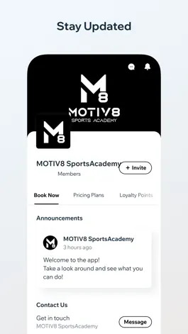 Game screenshot MOTIV8 Sports Academy mod apk