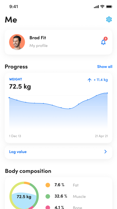 Fitvision Screenshot
