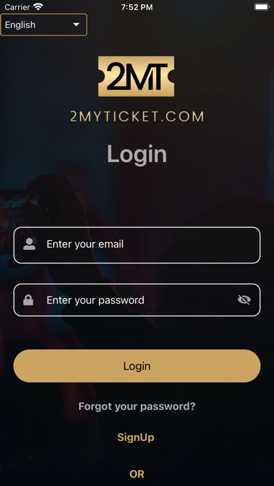 2MyTicket Screenshot