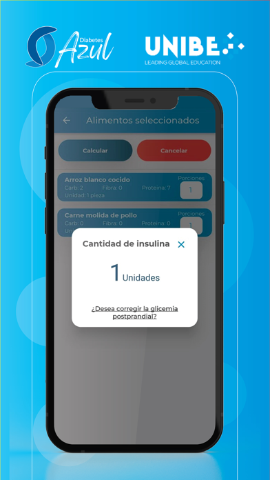 Diabetes Azul Screenshot