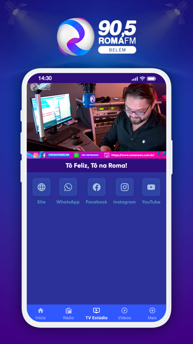 Rádio Roma FM - Belém Screenshot