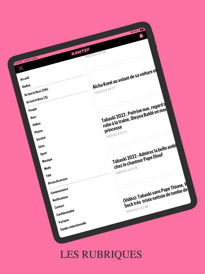 Kawtef Buzz and actu au Sénégal