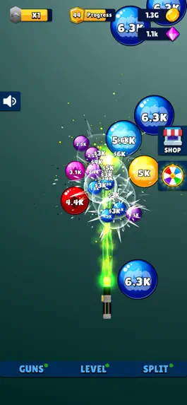Game screenshot Laser Split: Ball Blaster Game mod apk