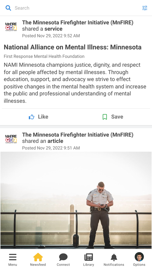 #4. MnFIRE PeerConnect (iOS) 由: First Response Mental Health