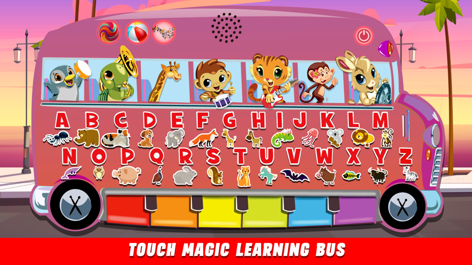 #5. Touch Magic Learning Bus A B C (iOS) 由: Eyup ONER