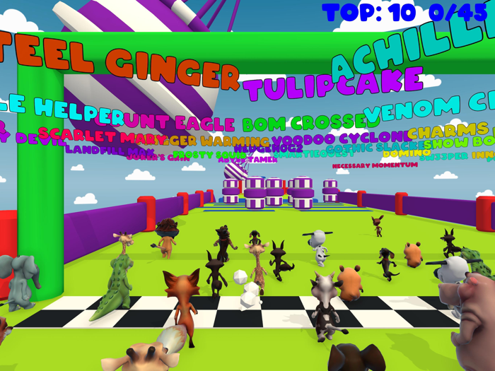 ANIMALS KNOCKOUT PARTY TIME