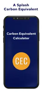 Equivalent Carbon Calculator screenshot #1 for iPhone