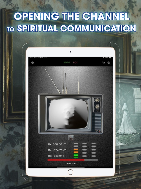 Ghost and Spirit Box Detector iPad screenshot 4 - Entertainment app
