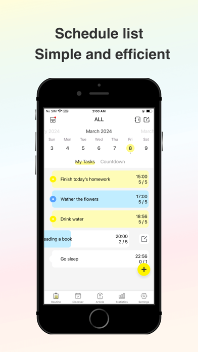 TuTu List: Habit Tracker Screenshot