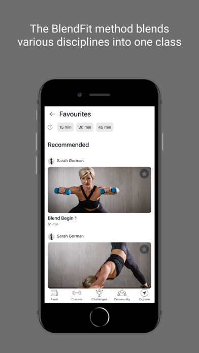 BlendFit App Screenshot