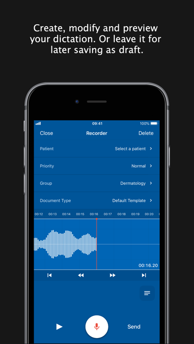 Beacon Dictate Screenshot