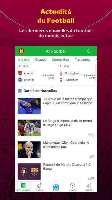 Screenshot #2 pour All Football - Actualité