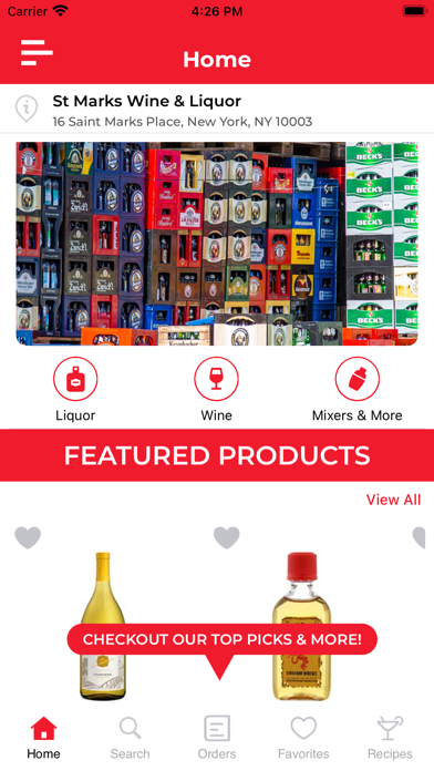 St Marks Wine & Liquor Screenshot 1 - AppWisp.com St Marks Wine & Liquor Screenshot 1 - AppWisp.com