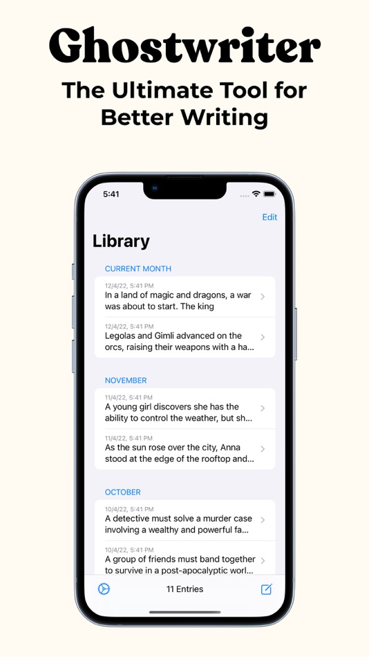 #1. Ghostwriter: AI powered typing (iOS) 由: Nazim Can Altinova