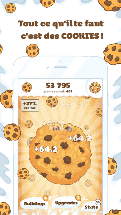 Screenshot #1 pour Cookies! Idle Clicker Game