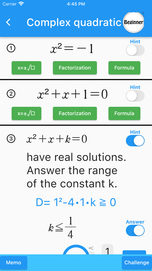 #4. Complex(Math Drills) (iOS) 由: 郷 田村