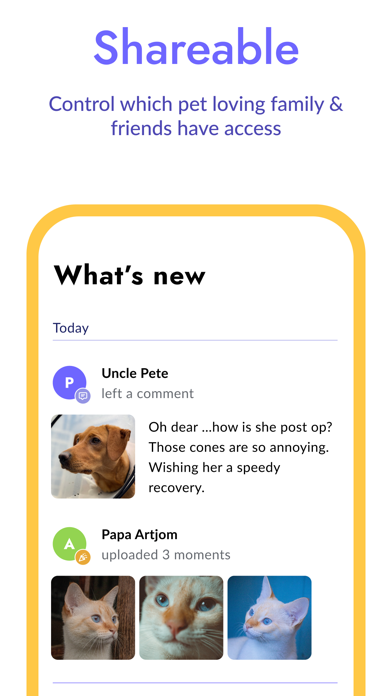 Huply: pet photo album & diary Screenshot