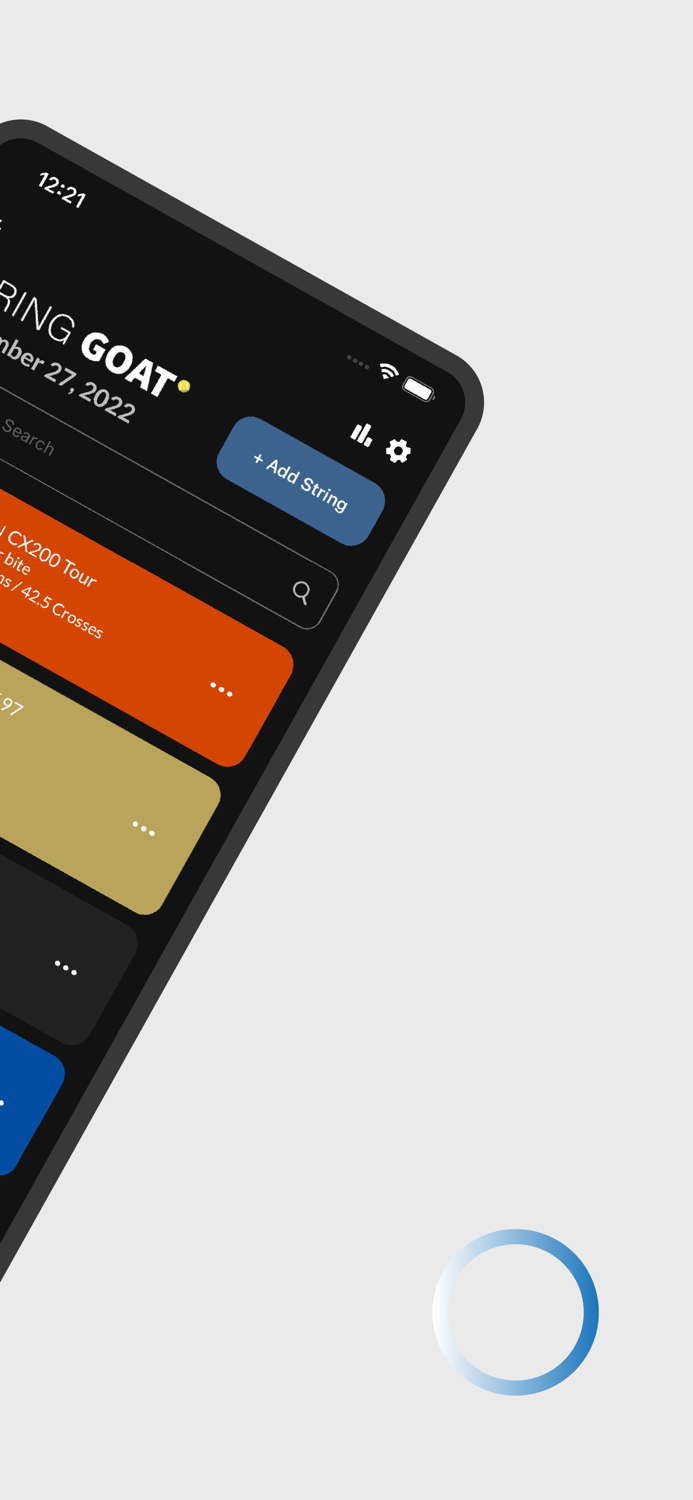 String GOAT - for tennis