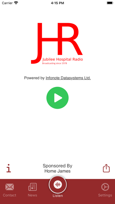 Jubilee Hospital Radio Screenshot