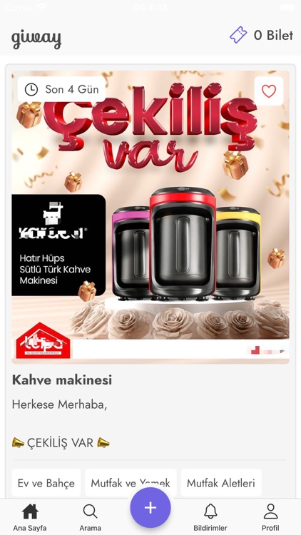 Giway -Sosyal Medya Çekilişler