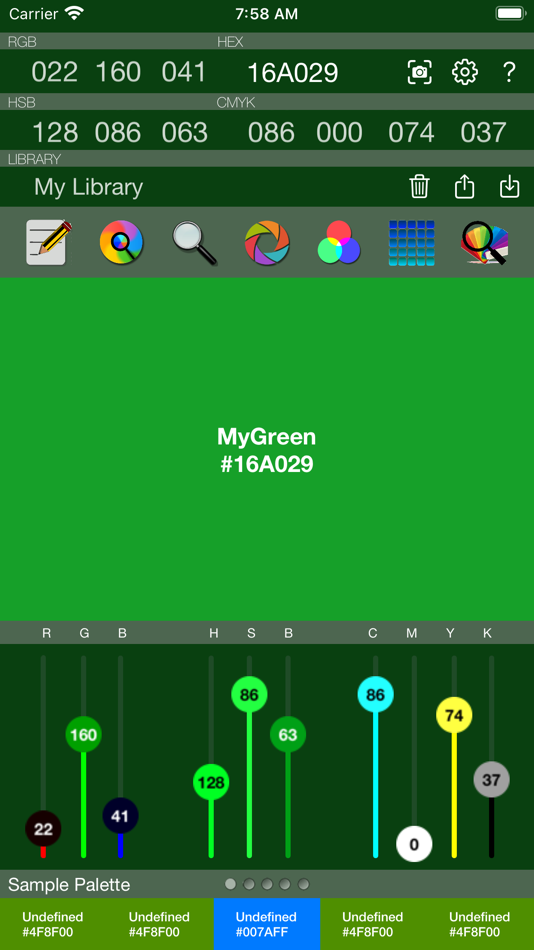 #1. ColorQueryPro (iOS) Podle: Alan Meyers