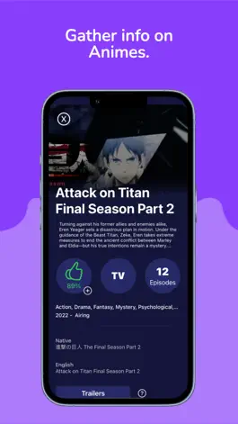 Game screenshot AniCat - AnimeList and Tracker apk