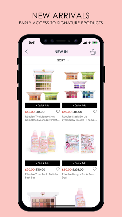 P Louise Cosmetics Screenshot