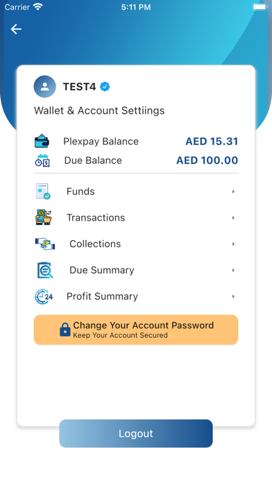 PlexPay Screenshot