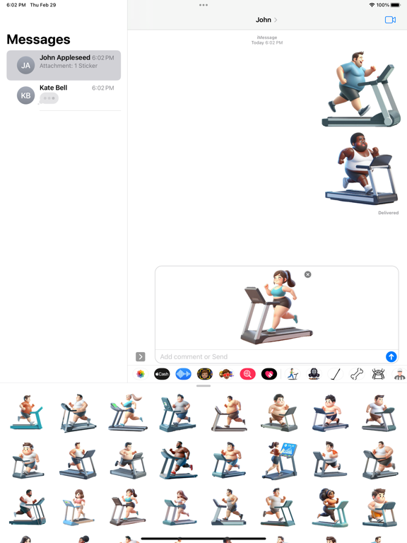 Screenshot #6 pour Treadmill Stickers