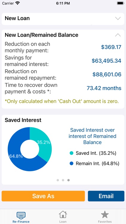 Refinance Home Loan Calculator screenshot-4