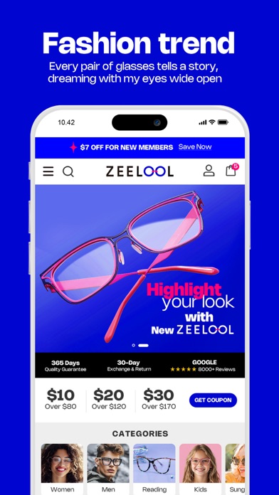 Screenshot #2 pour Zeelool - AR Try On Glasses