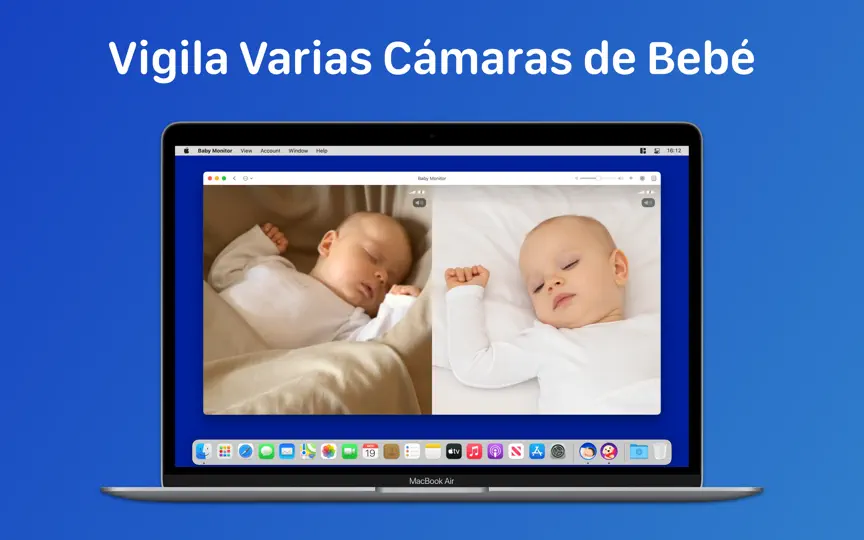 Captura de pantalla de Cloud Baby Monitor en iPhone 6