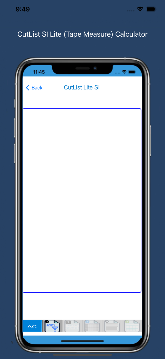 CutList SI Lite Calculator