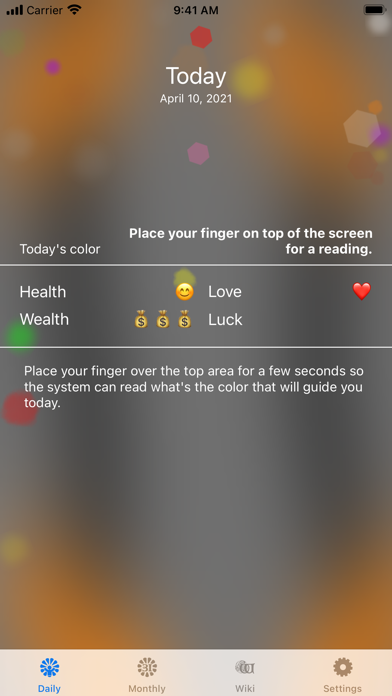 Color Horoscope Screenshot