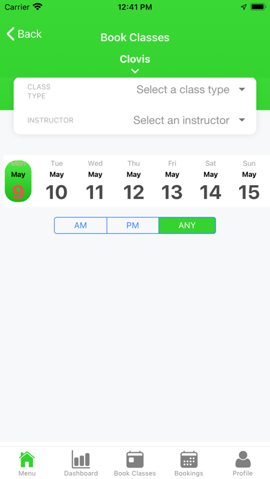 Quadrant Fitness App Screenshot