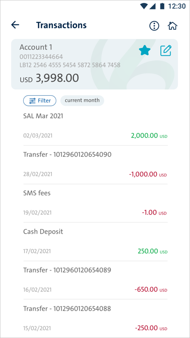 Creditbank Online Banking Screenshot