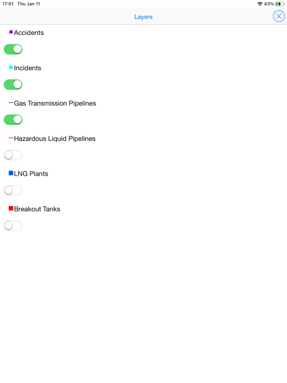 Pipeline Info Mgmt Mapping iPad screenshot 4 - Reference app