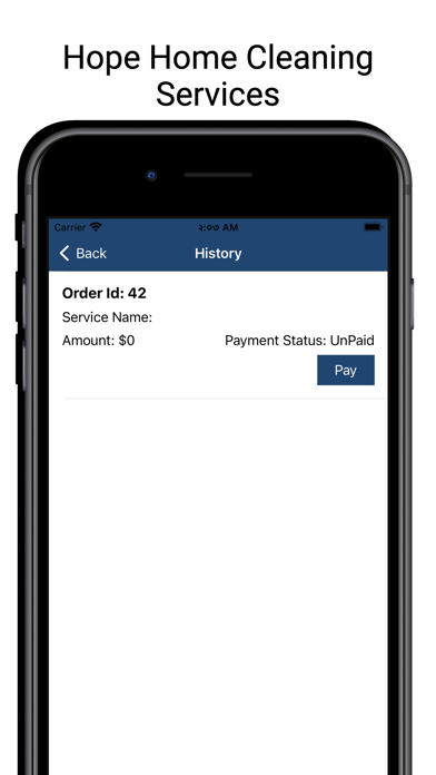 Hope Home Cleaning Services Screenshot