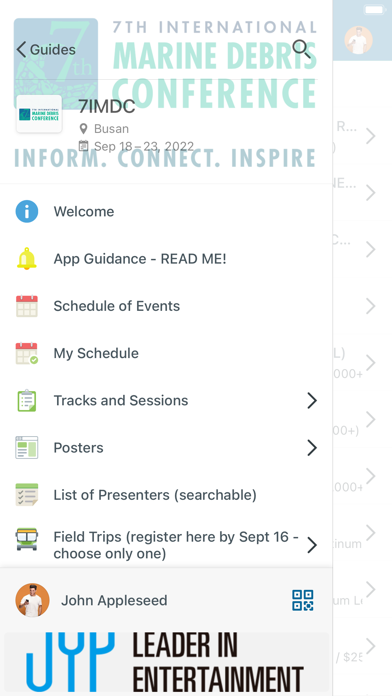 7IMDC - Conference Guide Screenshot