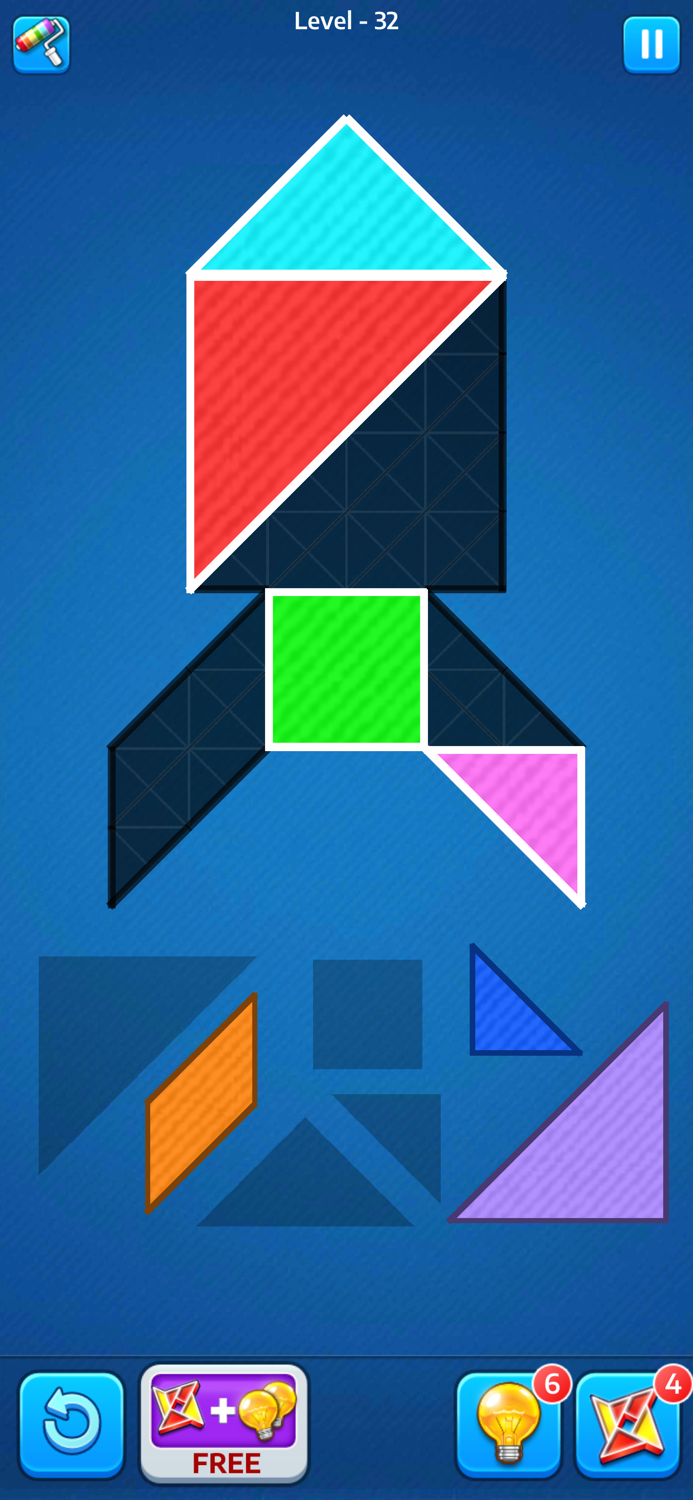 Tangram Puzzle Polygrams Game