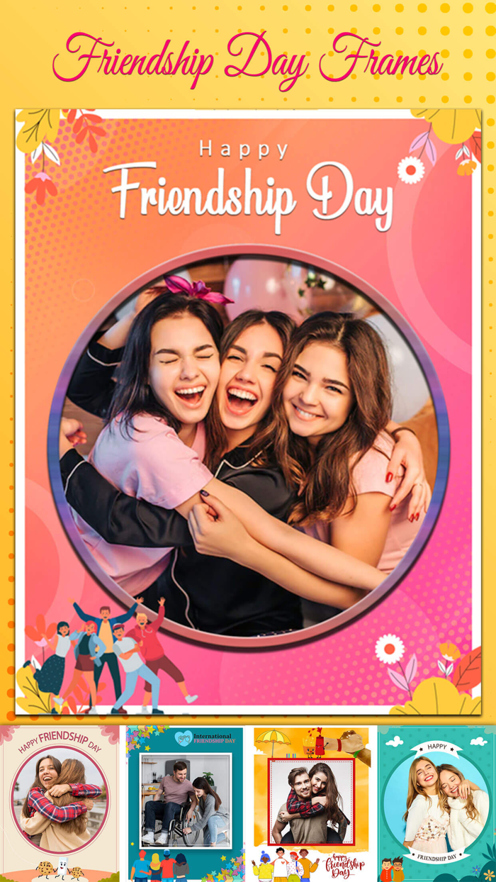 Friendship Day Frames and Wishes