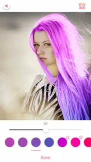 q hair color editor: hairstyle iphone screenshot 4