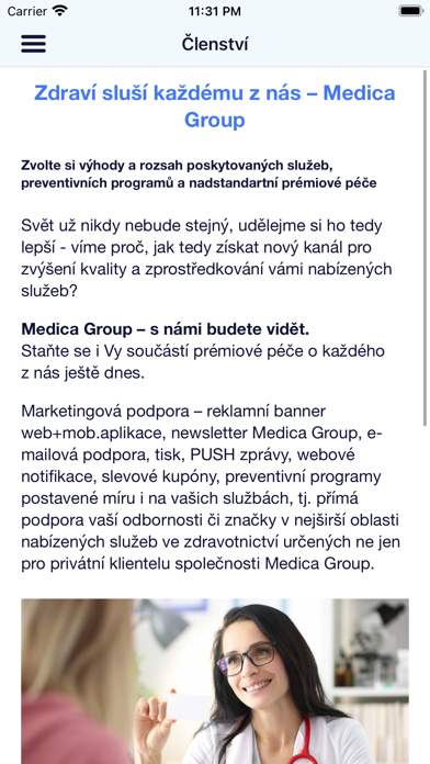 Medica Group Screenshot
