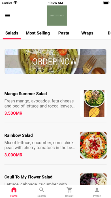 Mai`s Salads Screenshot