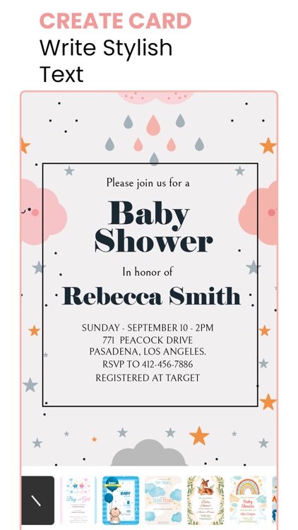 Baby Shower Video Invitations