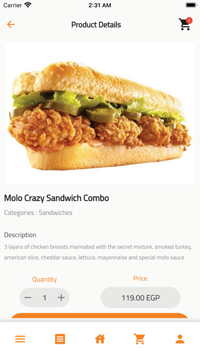 MOLO Fried Chicken Screenshot