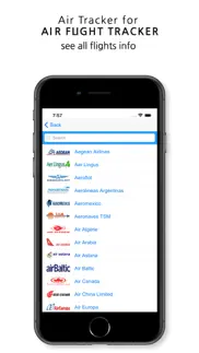 air flight tracker iphone screenshot 2